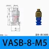 Taozhuo Ventosa de Succión al Vacío de Doble Capa Vasb-55-1/4 Rosca Externa 1/8 2/4 Accesorios Mecánicos Industriales para Manos