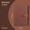 Cuaderno A5 Personalizable con Impresión de Logo, Cierre de Hebilla, Engrosado, Bloc de Notas de Negocios Sencillo, Fabricante de Libro de Registro de Reuniones