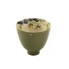 Taza de Té de Cerámica Estilo Antiguo, Mandarina Verde Pequeña Dinastías Tang y Song, Bambú Dorado Pintado a Mano, Juego de Té Kung Fu, Artículos para el Hogar, Taza para Cata de Té, Taza Individual para Beber Té