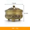 Venta al por mayor de fábrica TikTok quemador de incienso popular aleación Loto pequeño quemador de incienso quemador de incienso para el hogar plato decorativo incienso incienso Xiangyun