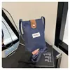 Bolso Cubo de Textura de Alta Gama Nuevo Verano 2025, Bolso de Teléfono Móvil de Nylon Moderno y Versátil, Bolso Cruzado de Diseño de Nicho