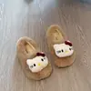 Sapatos Birkenstock Quentes com Forro de Fleece para Crianças 2026 Novos Sapatos de Camurça com Pelo de Algodão Sola Grossa Botas de Neve para Meninos e Meninas