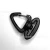 En Stock Hebilla de Gancho de Plástico de 20/25mm Hebilla Triangular con Gancho Giratorio Derecho de Hierro Gancho para Tienda de Campaña Gancho para Mochila de Montañismo