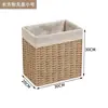 Cesta de armazenamento tecida à mão, caixa de armazenamento para lanches, cesta de bambu, cesto de roupa suja, caixa de armazenamento grande para calças