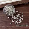Pedras Strass Redondas com Base Pontiaguda e 33 Facetas Hua Zi 33, Decorações para Unhas, Pedras Strass Multifacetadas Brilhantes de Alta Qualidade para Nail Art