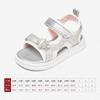 Sandálias Infantis Snuffy, Sapatos de Praia para Meninas, Novo Estilo Verão 2026, Tamanhos Médio e Grande, Antiderrapantes, Solado Macio, Abertos na Ponta, Sapatos para Riacho