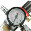 1 pieza AFR-2000 Unidad de Tratamiento de Aire con Filtro Neumático con conector (PM20+SM20) Regulador de Presión Válvula Reductora de Compresor Separador de Aceite y Agua Manómetro AFR2000