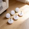 Clavos de pie para muebles de nailon blanco engrosado, mesas de sofá y sillas, antideslizantes, resistentes a la humedad, clavos de pie de plástico silenciosos