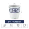 Porcelana Azul e Branca Restaurante Melamina Tigela Pequena Imitação de Porcelana Comercial Tigela de Arroz Copo Colher Prato Tigela de Sopa para Restaurante Tigela de Mingau Tigela para Molho Louça