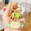 Mini Cabeza de Perro de Acrílico Lilith Llavero de Arena Líquida Muñeca Linda Colgante Destellante Llavero de Regalo