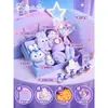 Presente de Aniversário Personalizado Série Orvalho Estelar para Menina de Dez Anos Cachecol Infantil de Inverno Isolado Caixa de Presente Prática de Alta Qualidade