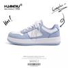 Zapatos Blancos de Verano Universales para Hombre Zapatos de Malla de Verano para Hombre Transpirables Blancos Versátiles Zapatillas ZHQ-HY096