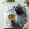Pintura interior pintada a mano por Ino Kiyomatsu con motivos de glicinas, elegante copa maestra de pie alto, exquisita taza de té individual para mujer para uso personal