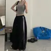 Pantalones de Verano Estilo Americano Street Cool con Dos Rayas, Sueltos, Finos, Color Sólido, para Ir al Trabajo, Diarios, Casuales, Versátiles