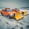 Caminhonete Equipada com Pá de Neve Equipamento Municipal de Limpeza de Neve Lâmina de Neve Caminhão de Saneamento Caminhonete Equipada com Pá de Neve