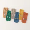 Calcetines Antideslizantes de Dibujos Animados para Bebé de Media Caña para Caminar en Interiores Calcetines de Piso para Bebé Niños Niñas Niños Calcetines de Otoño Invierno 1-3