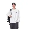 Ropa para Hombre Fengshe / Sudadera con Capucha de Manga Larga Estampada de Cuello Redondo para Hombre de 300g Estilo Americano Unisex Marca de Moda Chaqueta Pesada