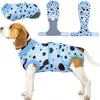 Ropa de recuperación para cirugía de esterilización de perros para proteger heridas, cuidado de lesiones, protección del vientre de perros, protección para perras