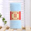 Presente de casamento toalha absorvente de fleece de coral 35*75 cartão com laço toalha quadrada joy cor vinho presente para mão