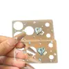 Película protectora de lente estilo ins de alta gama para Apple 17P/17PM/18P/18PM con diseño de corazón tachonado de diamantes