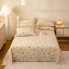 Sábana de Cama de Algodón 100% Clase A Algodón de Xinjiang Engrosada Cepillada Estampado Floral Funda Nórdica de Algodón Individual Doble Persona Cuatro Estaciones Uso en el Hogar