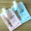 Adaptador de bolsa desechable personalizada de fábrica de 200 ml para almacenamiento de leche materna, bolsa con boquilla para leche materna