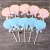 Papel de Escritura Boda Paleta Fiesta Mesa de Postres Pastel de Cumpleaños Decoración Tarjeta Plugin Set