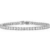 Pulseira Amazon Mais Vendida 4,0mm Linha Única Pulseira Diamante Completo Tennischai Linha Única Pulseira de Tênis Atacado