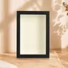 Moldura de foto criativa tridimensional vazada 678 polegadas moldura A4 para flores preservadas, espécimes de flores secas, insetos, conchas e contas decorativas