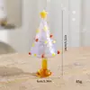 Venta Caliente Transfronteriza Árbol de Navidad de Vidrio Decoración de Escena Navideña Mini Árbol de Navidad Adornos en stock Mayoreo