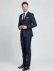 Traje de Novio para Hombre, Traje de Boda de Dos Piezas, Ropa Formal Elegante Ajustada para Caballero, Traje Elegante de Color Sólido para Boda de Hombre