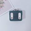 Temu Transfronterizo Adecuado para Bolsa de Auriculares Bluetooth Apple Combinación de Colores Mochila Pequeña Billetera Mini Llavero Colgante para Coche