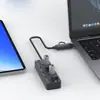 Nuevo Hub USB 3.2 GEN1 de 7 puertos 7 en 2 para computadora MACBOOK Divisor de alta velocidad Hub 3.0
