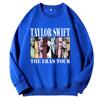 Suéter feminino TAYLOR periférico forrado com lã suéter feminino TAYLOR SWIFT THE RTAS TOUR estampado
