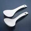 Cuchara para Arroz Antiadherente Engrosada Pala para Arroz Cucharón para Sopa Cuchara Grande para Servir Gachas Arroz de Congee Cocina de Arroz Pala de Plástico Aleación de Aluminio Resistente a Altas Temperaturas