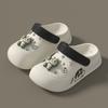 Zapatos Croc para Mujer Nuevos Accesorios de Celebridad de Internet Sandalias y Chanclas para Uso al Aire Libre en Verano Suela Gruesa Parejas Pisando Caca Crayon Shin-Chan