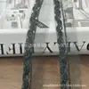 Venta al por mayor del fabricante Cadena de cuentas metálicas tejidas en onda de malla con forma de S para manualidades DIY Ropa Cuello Puño Accesorios para prendas Adorno de encaje