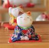 Le Meow Cerâmica Pintada Forno Yakushi Japonês Genuíno Ornamentos Gato da Sorte Cofre Gato
