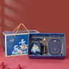 Set de Regalo Empresarial, Taza de Café, Taza, Recuerdo, Pequeño Regalo Práctico, Taza Térmica Constante, Taza de Carpa Koi
