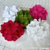 Flor de Hortensia Simulada DIY Cabeza de Flor 27 Pétalos Fondo de Boda Pared Fila de Suelo Decoración de Boda Fotografía Flores Artificiales Falsas Venta al por Mayor