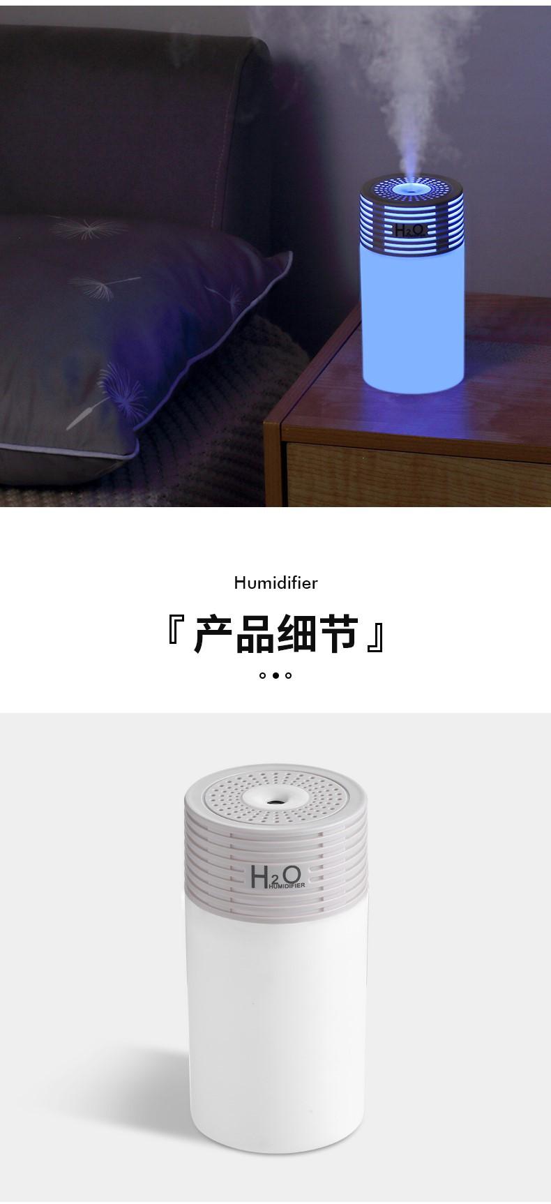 商品详情图_安车安安车安汽车用品光影加湿器多彩氛围灯USB车