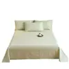 Otoño e Invierno Engrosado Algodón Puro Cepillado Sábana Individual 100% Algodón Funda de Sábana para Cama Individual de Dormitorio Juego de Tres Piezas 1.5m