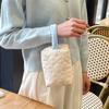 Coreia do Sul no estilo japonês acolchoado amor amor viagem portátil saco cosmético armazenamento organizando saco lápis portátil caso bolsa lápis feminino