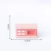 Móveis de sofá criativos para sala de casa de bonecas rosa, acessórios de decoração DIY para paisagem em miniatura, peças de exibição em miniatura