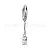 Aro de Titanio F136 Colgante de Circonita Anillo para Cartílago del Oído Cuerpo de Aleación de Titanio G23 Joyería para Piercing en el Cuerpo Pendientes Fábrica Transfronteriza