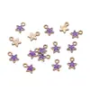 Colgantes de Estrella Coloridos en Colores Macaron, Dijes de Estrella de Cinco Puntas Esmaltados, Accesorios Hechos a Mano para Pulseras y Collares DIY