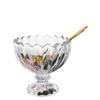Copa de Helado de Encaje Ins Popular Copa de Helado Corta de Vidrio con Cuchara Copa para Gelatina/Pudín Doméstica Venta al por Mayor