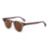 Moda Transfronteriza Gafas de Sol Redondas Personalizadas de Acetato Europeas y Americanas Gafas de Sol Polarizadas de Alta Gama Gafas de Sol de Moda para Hombre