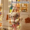 Contenedor de almacenamiento para muñecas de casa con cremallera, tamaño ampliado para peluches y muñecas de niños, contenedor de almacenamiento de gran capacidad