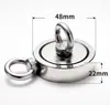 Imán de Recuperación de Neodimio Hierro Boro, Ventosa Magnética Fuerte, Anillo de Elevación Circular Anticolisión, Soporte Magnético de Hierro